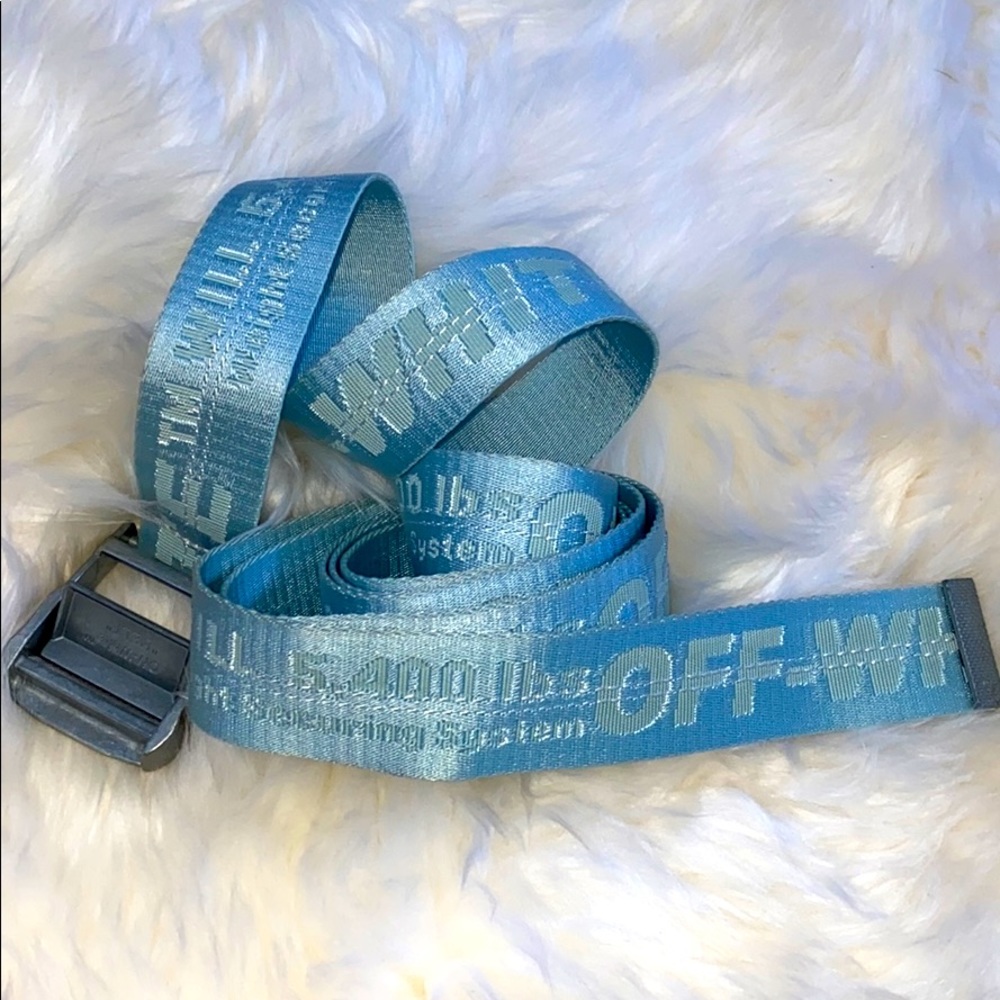 OFF-WHITE Industrial Belt (SS19) Light Blue